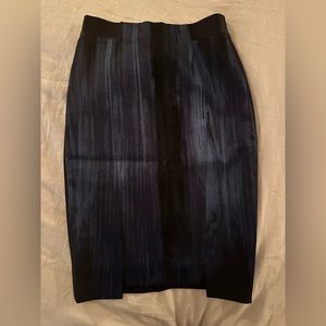 Elie Tahari ombré metallic pencil skirt size 0 great condition